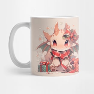 Present dragon xmas Mug